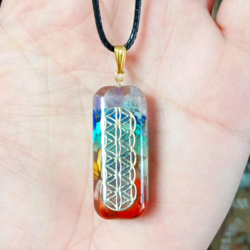 Orgonite necklace